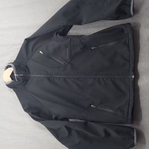 Columbia Interchange Soft Shell Fleece Lined Black Jacket Size Medium